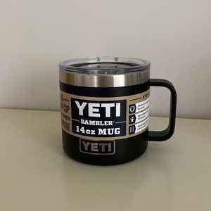 Yeti, black mug, never used